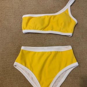 Yellow bikini